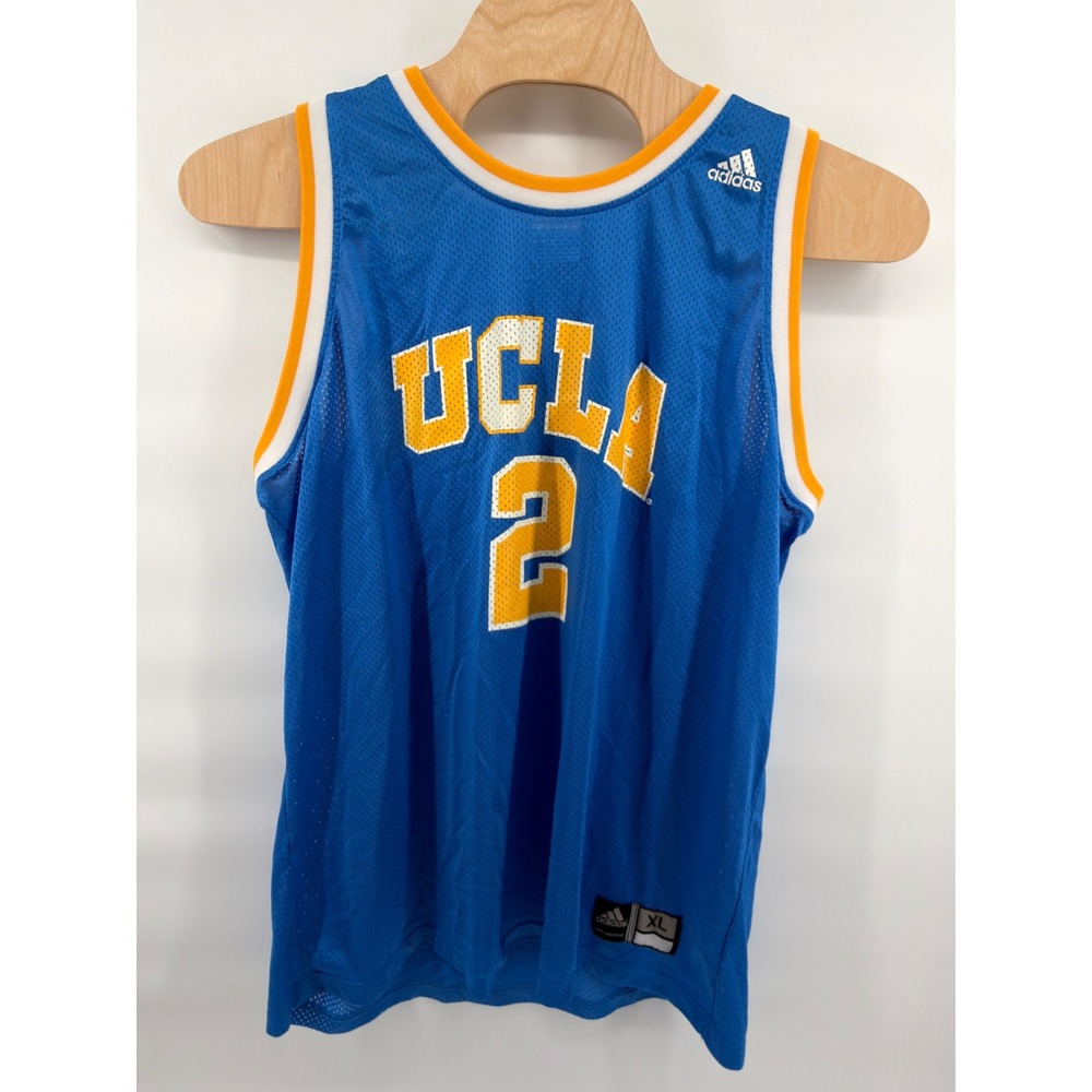 adidas UCLA Blue and Yellow Basketball Jersey #2